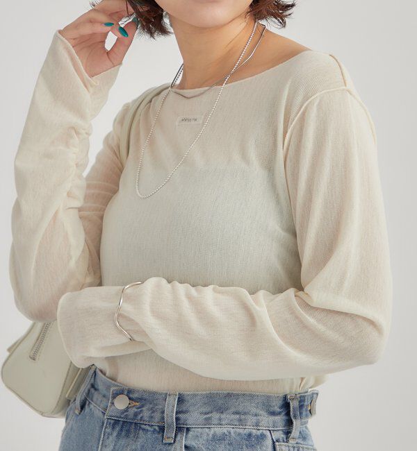  「2wayシアーロンT」|Tシャツ・カットソー|