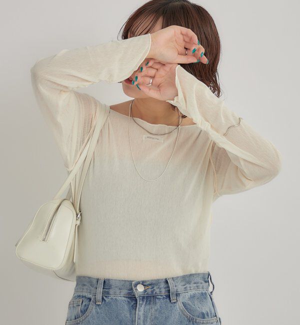  「2wayシアーロンT」|Tシャツ・カットソー|