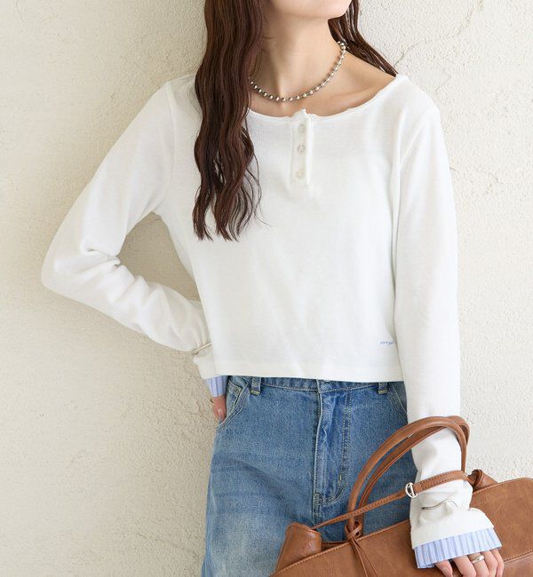  「ヘンリーネックチビロンT」|Tシャツ・カットソー|