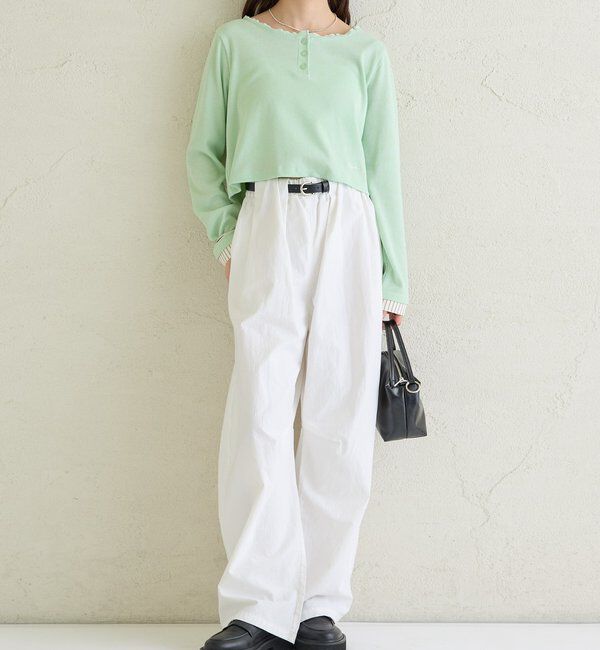  「ヘンリーネックチビロンT」|Tシャツ・カットソー|