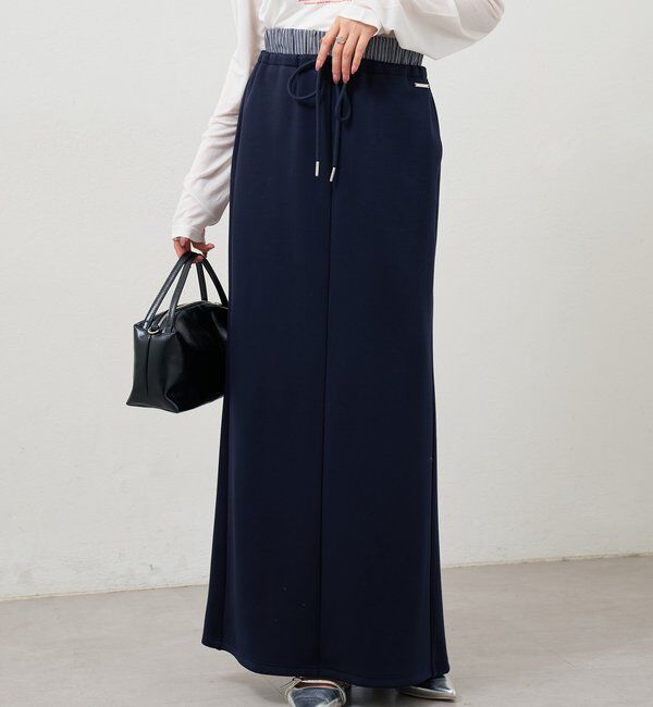  「Wベルトスウェットスカート」|スカート|