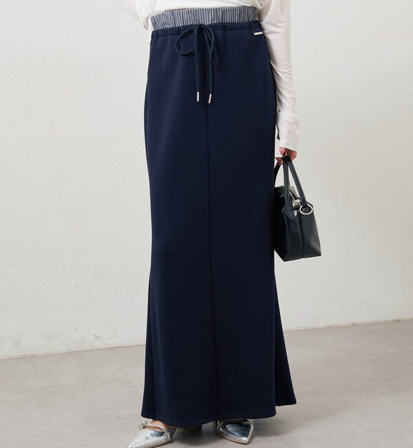  「Wベルトスウェットスカート」|スカート|