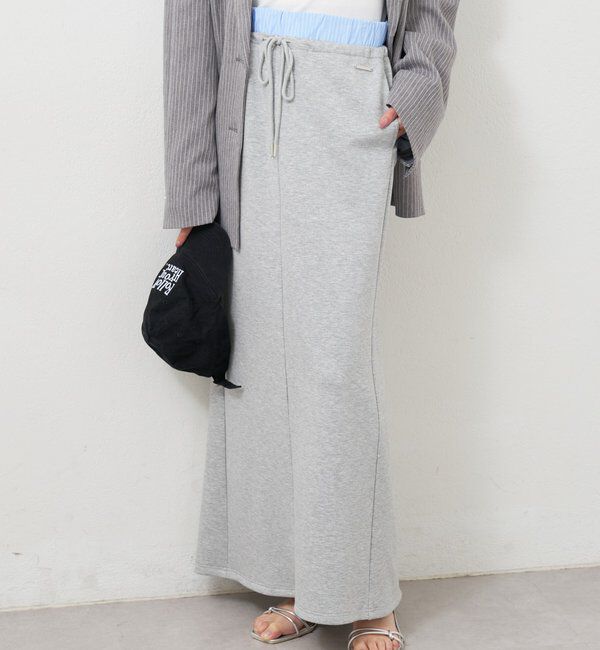  「Wベルトスウェットスカート」|スカート|