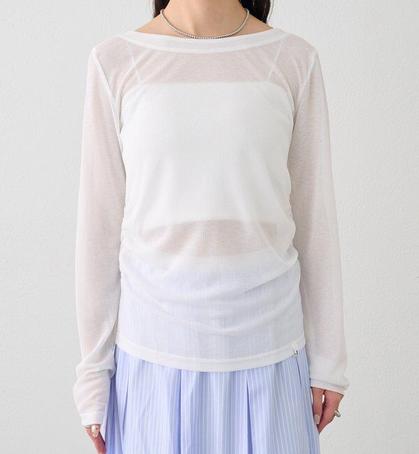  「バックシャンロングTシャツ」|Tシャツ・カットソー|