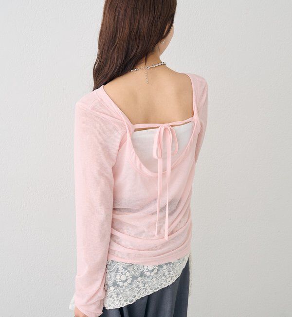  「バックシャンロングTシャツ」|Tシャツ・カットソー|