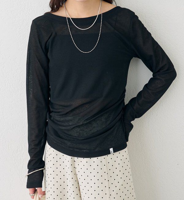  「バックシャンロングTシャツ」|Tシャツ・カットソー|