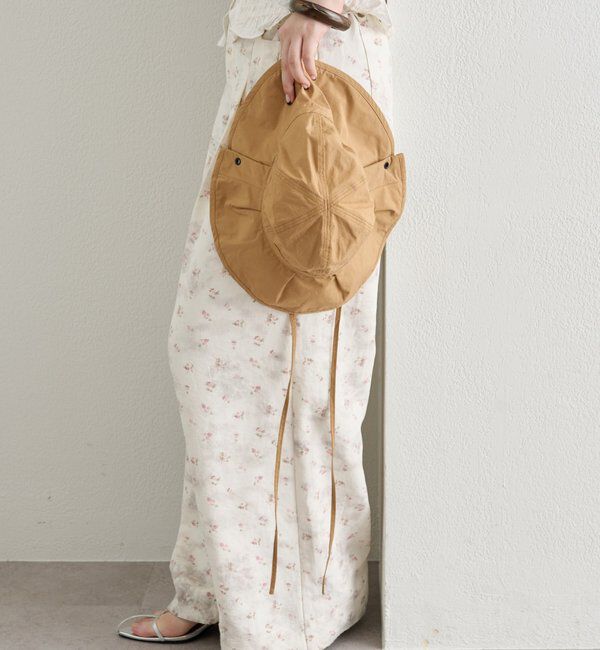  「ナイロンバケットハット」|ハット|キャメル