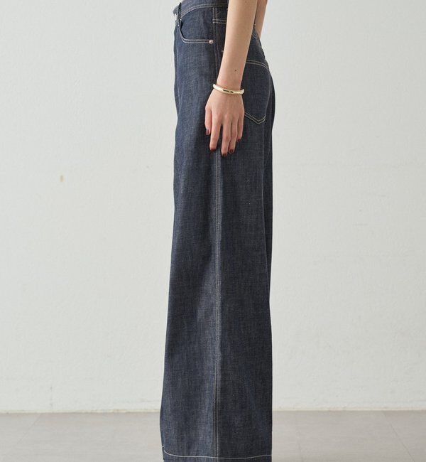  「ハイウエストデニムパンツ」|デニム|