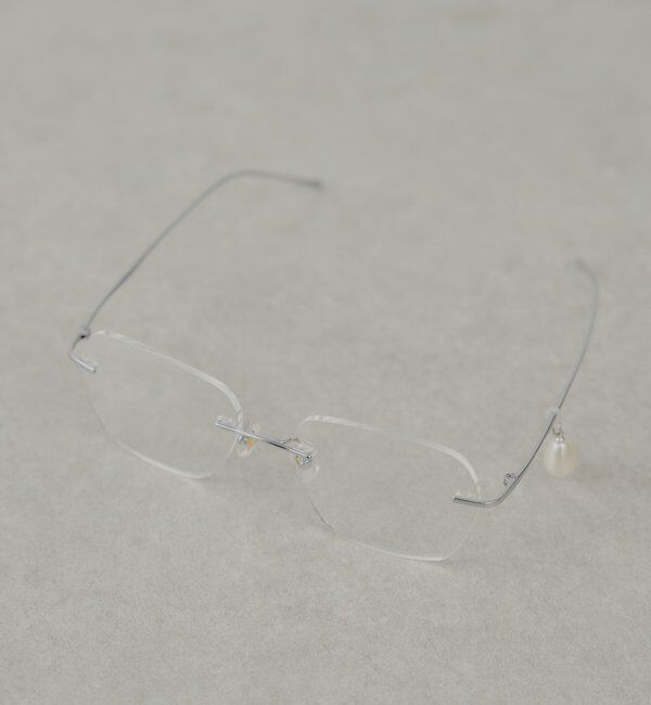  「カスタムパール付フレームレスレンズ」|サングラス|