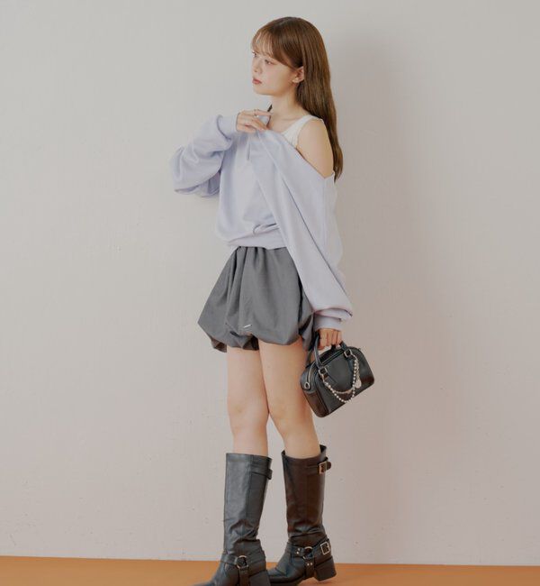  「ワンショル肩レーストップス」|Tシャツ・カットソー|