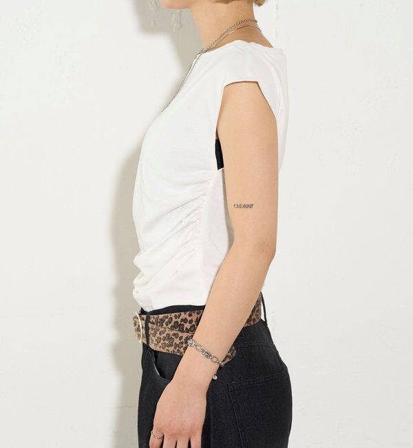  「【5色展開】マルチウェイギャザーオフショルノースリーブ」|キャミソール|