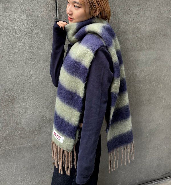  「SLOPPYボーダーマフラー」|マフラー|