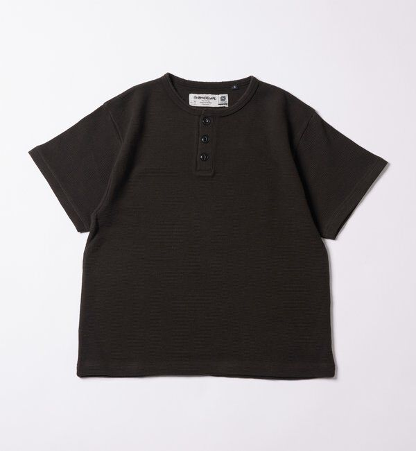  「【WEB限定サイズあり】SourcreamワッフルヘンリーS/STEE」|Tシャツ・カットソー|ブラック