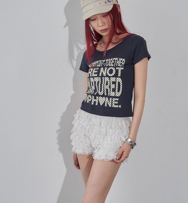  「【WEB限定】メッセージドットロゴS/S TEE」|Tシャツ・カットソー|