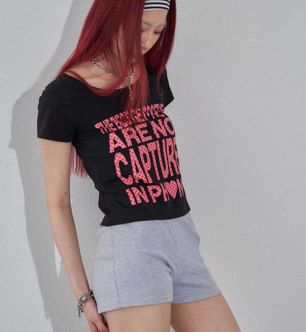  「【WEB限定】メッセージドットロゴS/S TEE」|Tシャツ・カットソー|