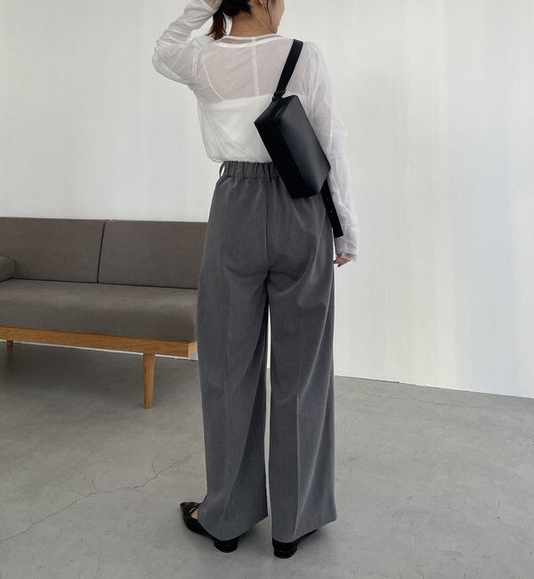  「【累計2万本突破！】【低身長・高身長サイズあり】2タックワイドパンツ」|チノ|