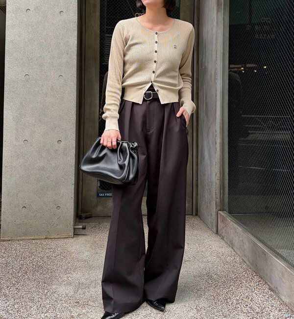  「シアーリブカーディガン」|カーディガン|