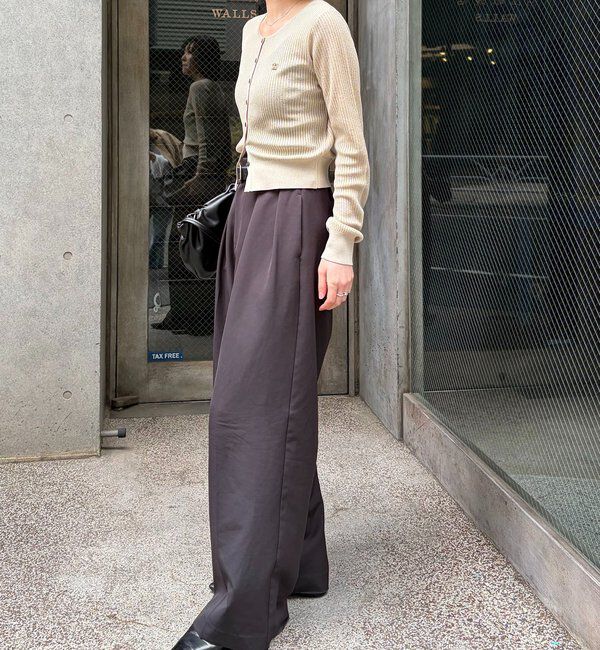  「シアーリブカーディガン」|カーディガン|