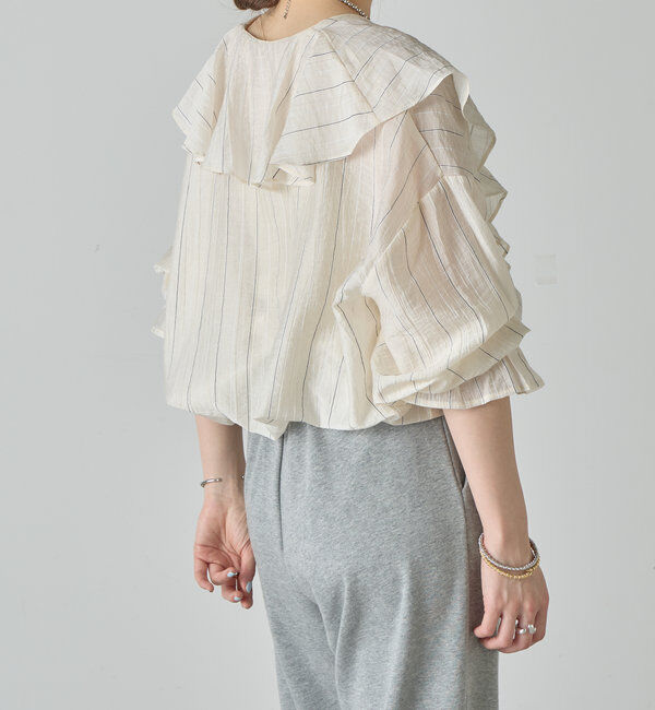  「フリルカラーブラウス」|シャツ・ブラウス|