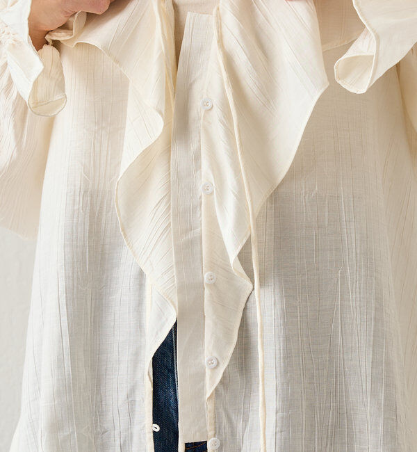  「フリルカラーブラウス」|シャツ・ブラウス|