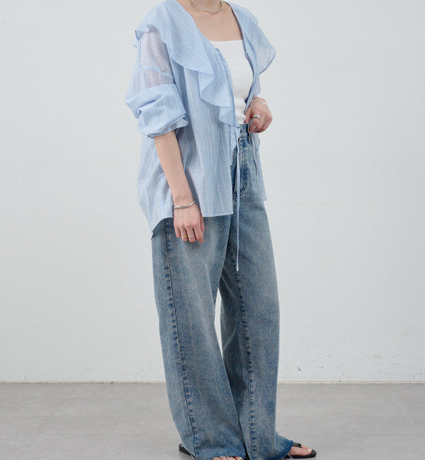  「フリルカラーブラウス」|シャツ・ブラウス|