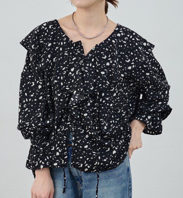  「フリルカラーブラウス」|シャツ・ブラウス|