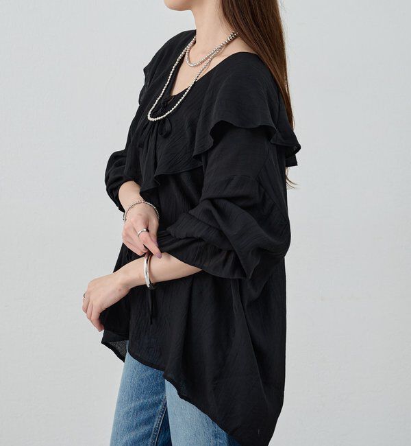  「フリルカラーブラウス」|シャツ・ブラウス|