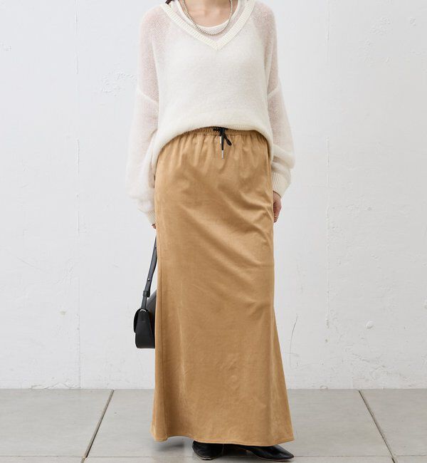 「フェイクスウェードスカート」|スカート|