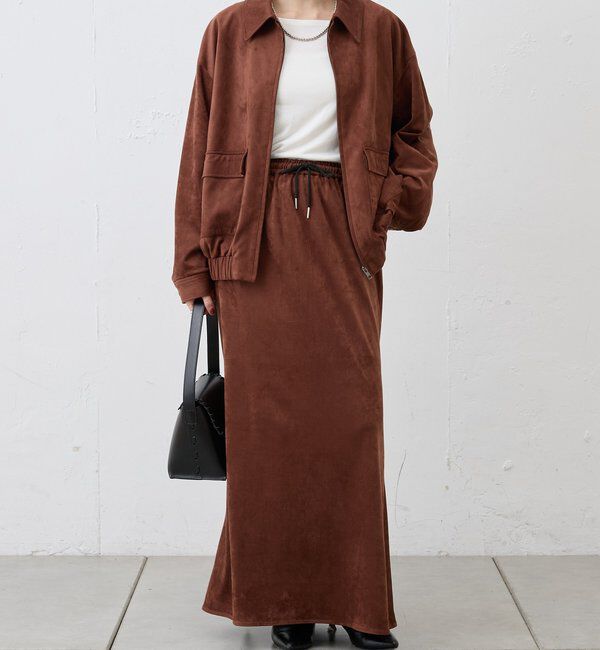  「フェイクスウェードスカート」|スカート|