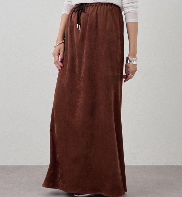  「フェイクスウェードスカート」|スカート|