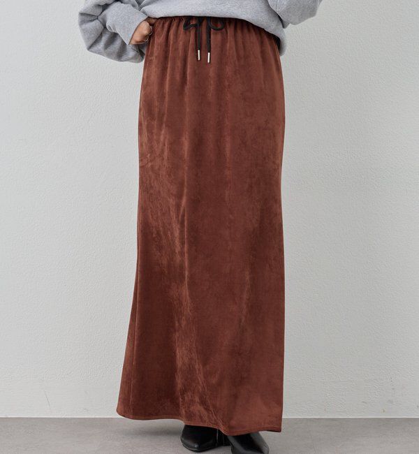  「フェイクスウェードスカート」|スカート|