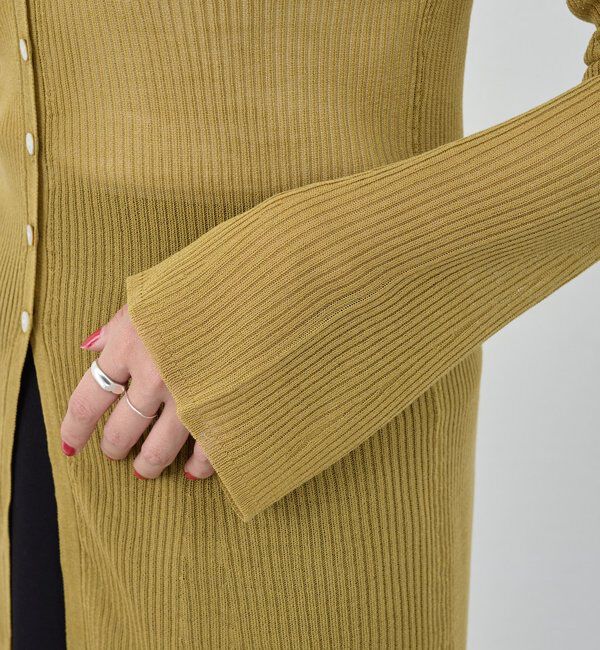  「【インフルエンサー＠komorin_コラボ】チョーカーリブカーディガン」|カーディガン|