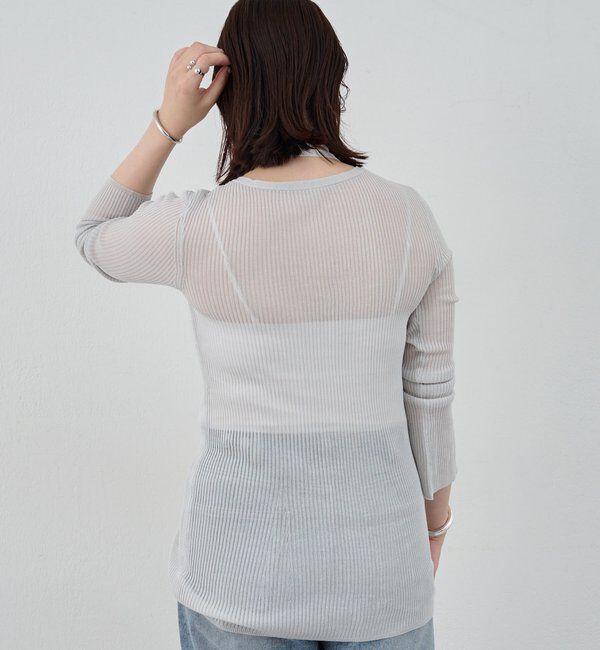  「【インフルエンサー＠komorin_コラボ】チョーカーリブカーディガン」|カーディガン|