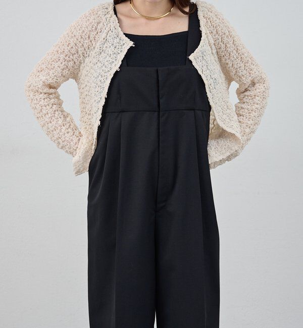  「ハイウエストサロペット」|オールインワン|