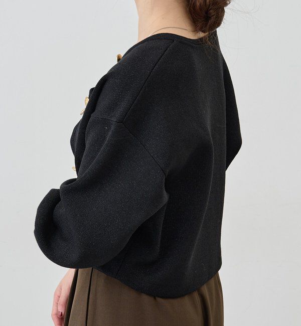  「ラメニットカーディガン」|カーディガン|