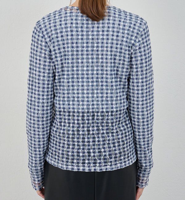  「レースチェックプルオーバー」|Tシャツ・カットソー|