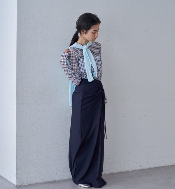  「レースチェックプルオーバー」|Tシャツ・カットソー|