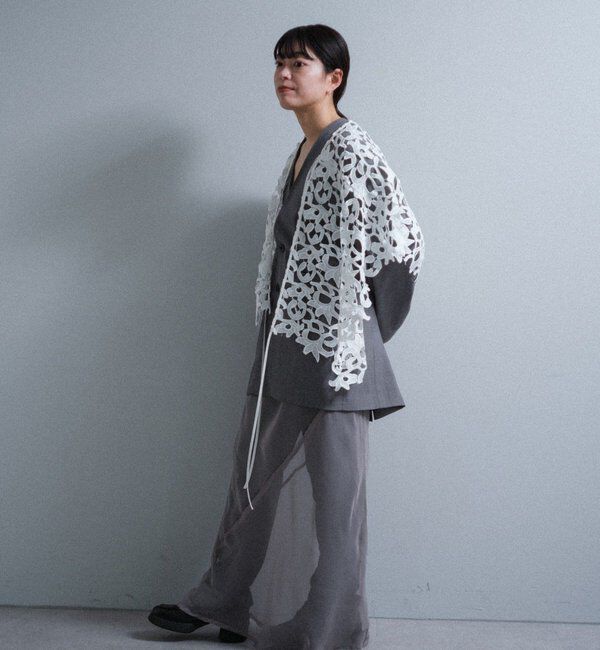  「【Pasterip】 lace multi-way scarf」|バンダナ・スカーフ|