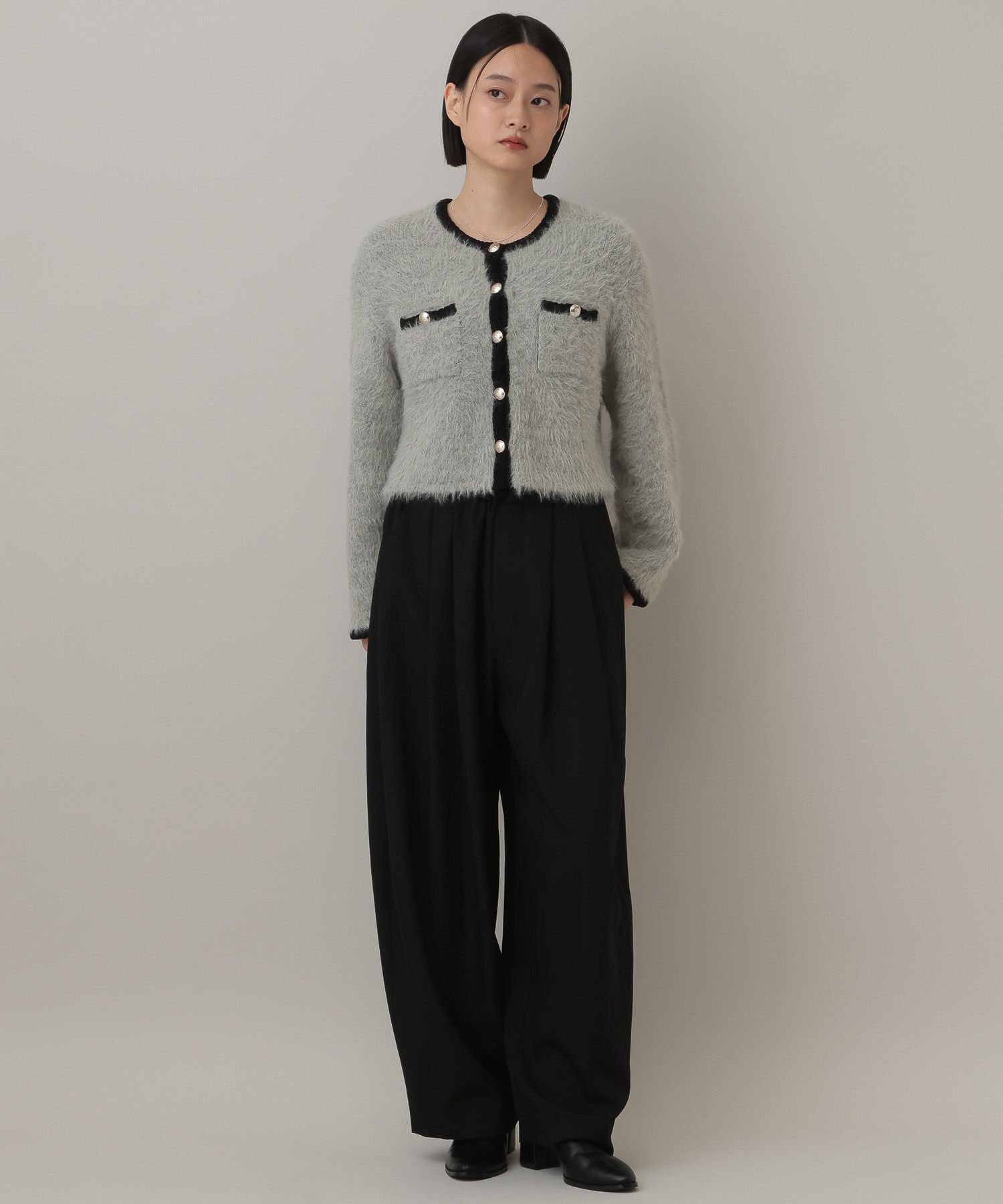 A part by 「アルパカファーハイショクカーディガン」|ニット・セーター|