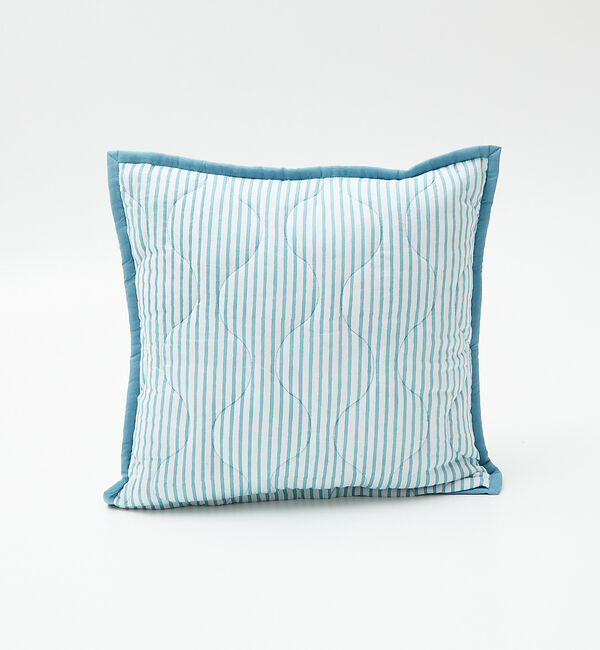 collex「ブロックプリント キルトクッションカバー 45&times;45」|その他|