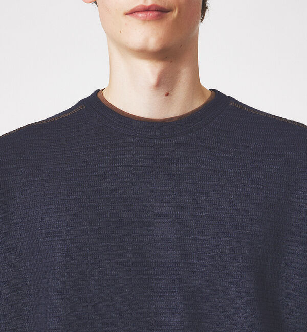 ABAHOUSE「【ドライタッチ 】ヘムラウンド 半袖 Ｔシャツ」|Tシャツ・カットソー|