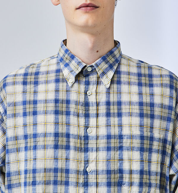 ABAHOUSE「【別注】Individualized shirts / ボタンダウン チェックシ」|シャツ・ブラウス|