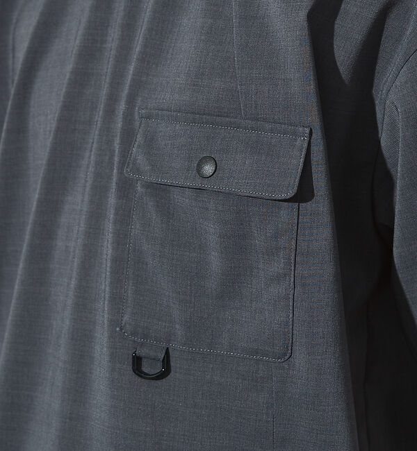 ABAHOUSE「【セットアップ対応】 ウーブン ドライ フハクTシャツ / クルーネック」|Tシャツ・カットソー|