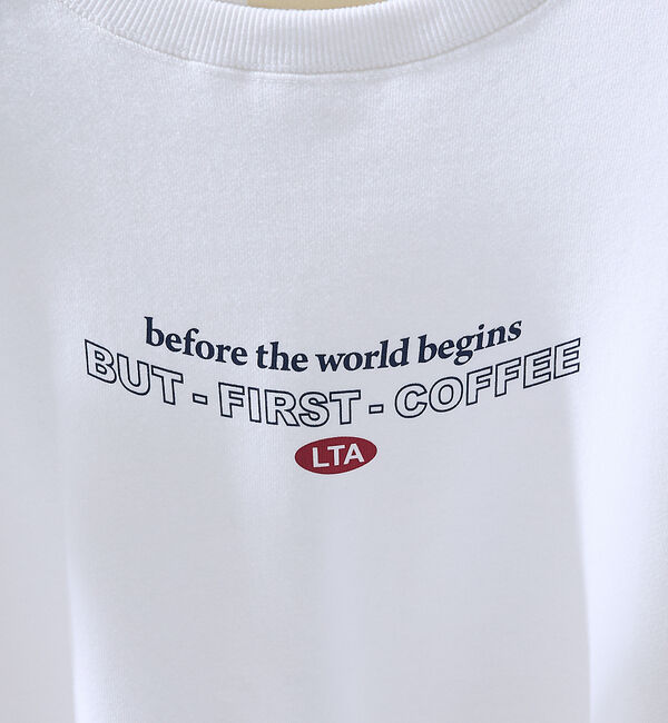 ABAHOUSE「cafe graphic フォトプリント スウェット オーバーサイズ / ユニセ」|スウェット・ジャージ|