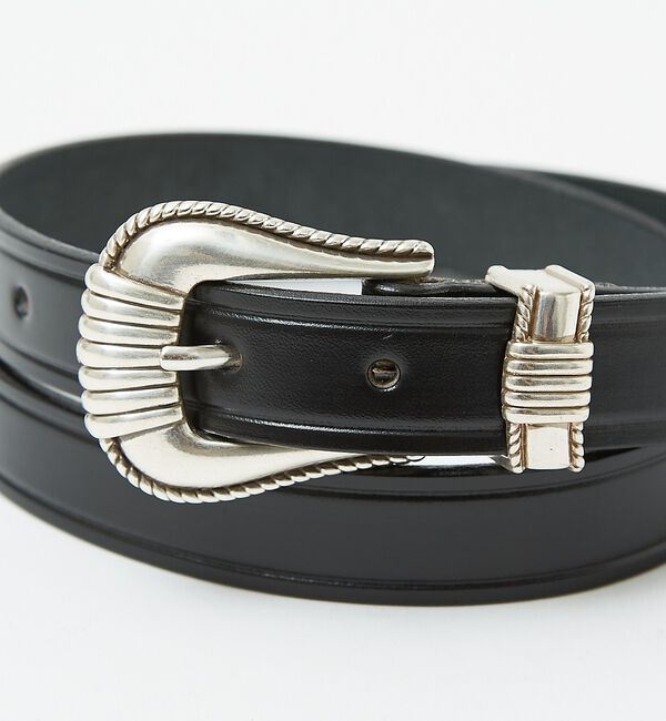 ABAHOUSE「【TORY LEATHER/ トリーレザー】3Piece Silver Buck」|ベルト|
