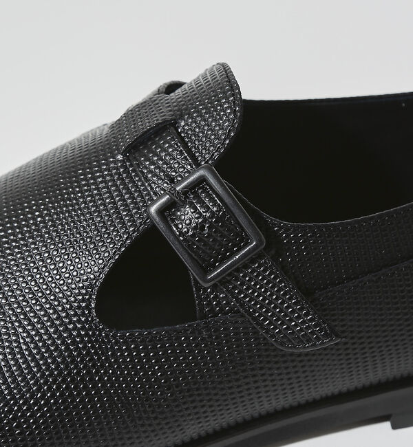 alfredoBANNISTER「【リザード型押し】Tストラップ バックル シューズ」|その他|