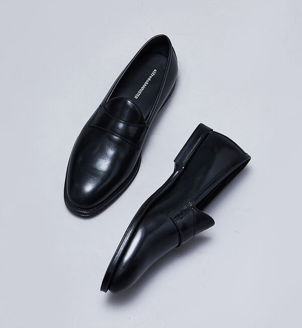 alfredoBANNISTER「【グッドイヤーウェルト製法】エレガント サドル オペラ シューズ/ローファー」|ローファー|ブラック