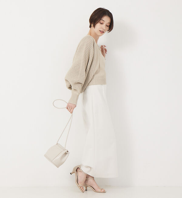 Rouge vif「ストレッチリリヤーンニットボレロ」|カーディガン|