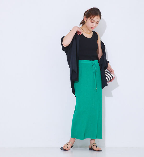 Rouge vif「【セットアップ対応】ストレートニットスカート」|スカート|