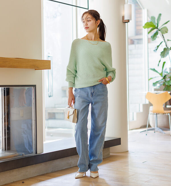 Rouge vif「ツイストニットプルオーバー」|ニット・セーター|